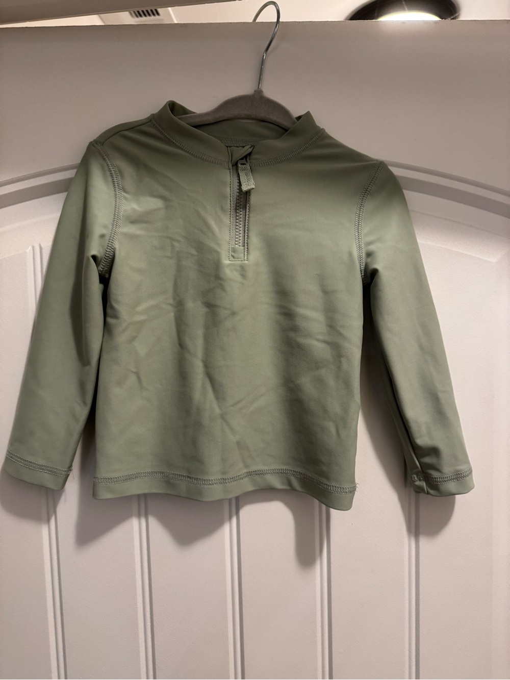 Swim Rash Guard and Swim Shorts Set - Sage Green - Picture 3 of 7